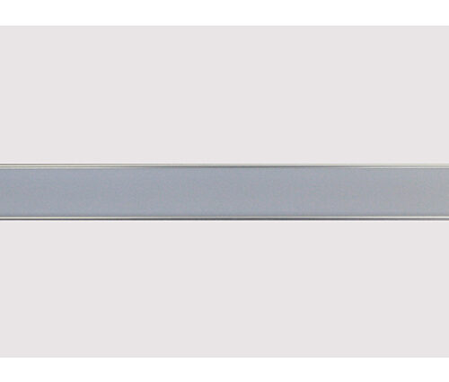 Elemento lineare (dimensioni 120x2.000 mm) costituito da cartongesso GypsoHD BA 13 con integrato profilo in alluminio estruso